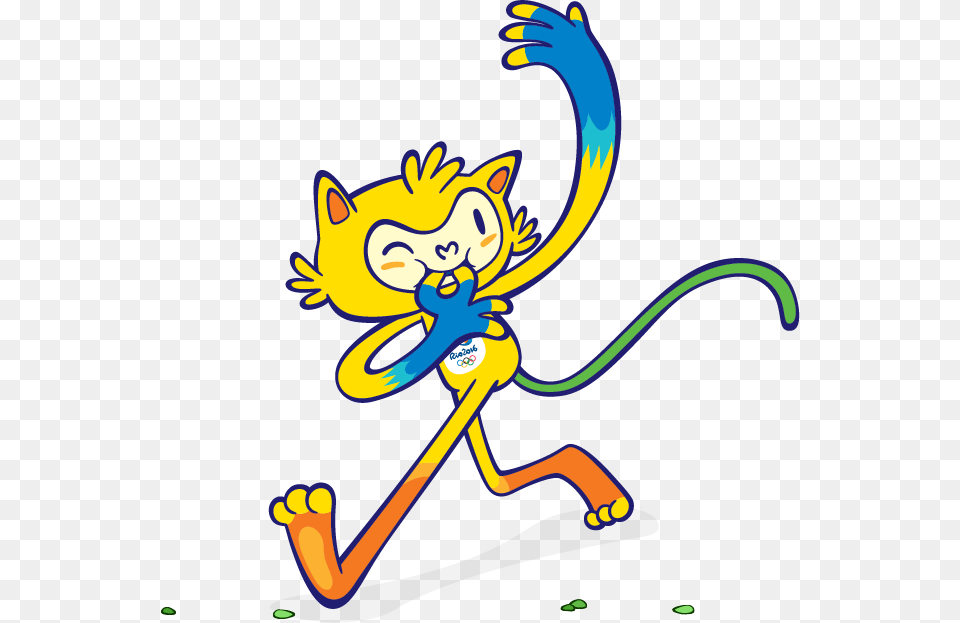 Rio 2016 Olympics Mascot Rio Olympics Mascot Vinicius, Cartoon, Animal, Kangaroo, Mammal Png Image