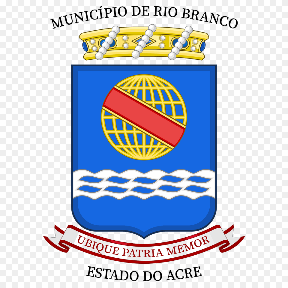 Rio Branco Acre Braso De Armas Clipart, Badge, Logo, Symbol, Emblem Free Transparent Png