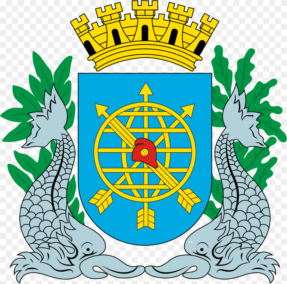 Rio De Janeiro Coat Of Arms, Emblem, Symbol, Logo Free Png