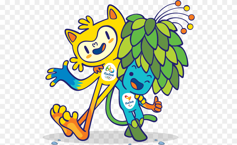 Rio Olympic Mascots, Cartoon, Face, Head, Person Free Png Download