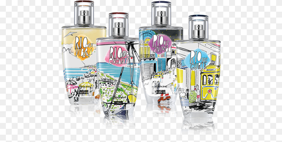 Rio Que Anima Des Colonia 100ml Foto Linha Completa Boticario Rio, Bottle, Cosmetics, Perfume, Alcohol Png Image