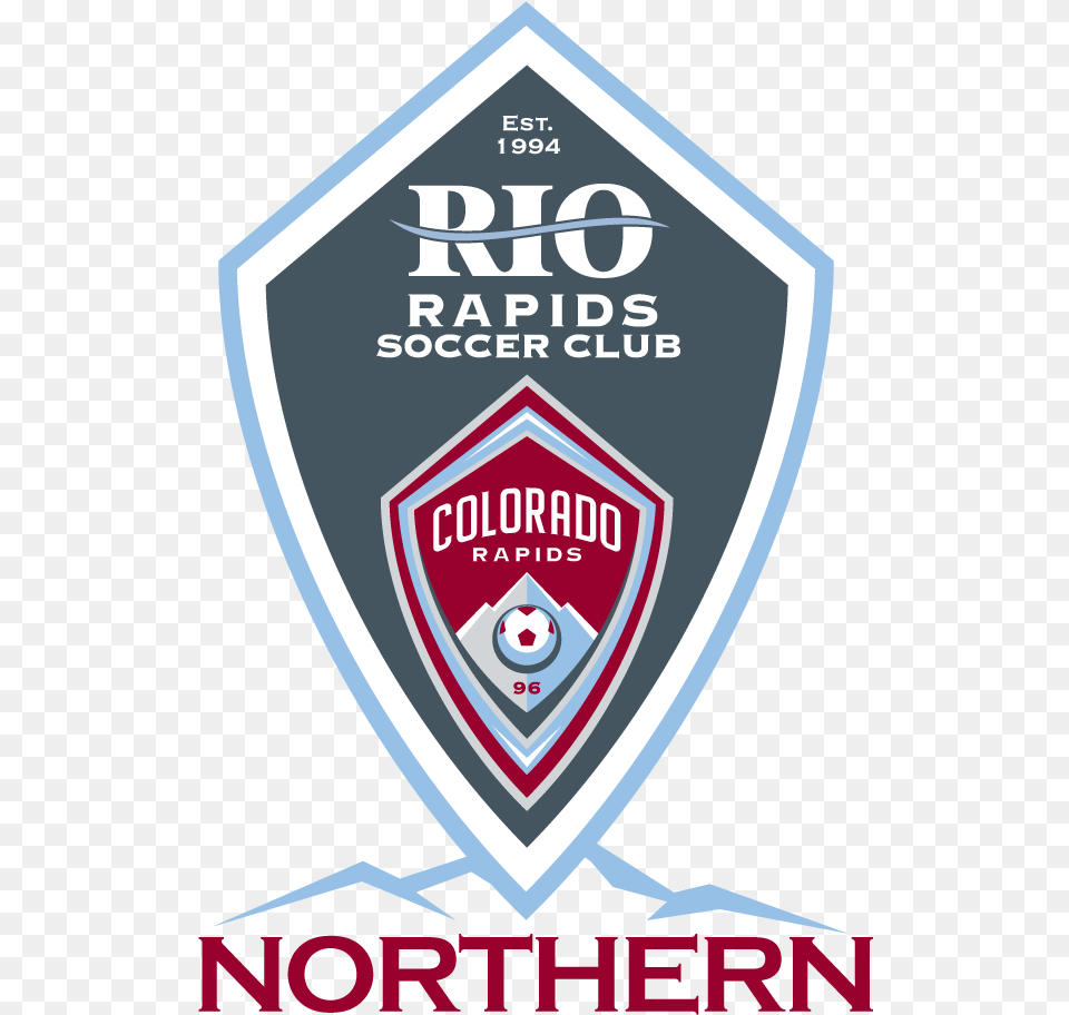 Rio Rapids Sc Northern Shield Colorado Rapids, Badge, Logo, Symbol Free Png Download