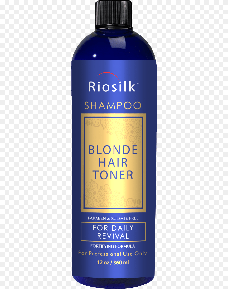 Riosilk Blonde Toner Shampoo 3d Toner, Bottle, Cosmetics, Perfume Png Image