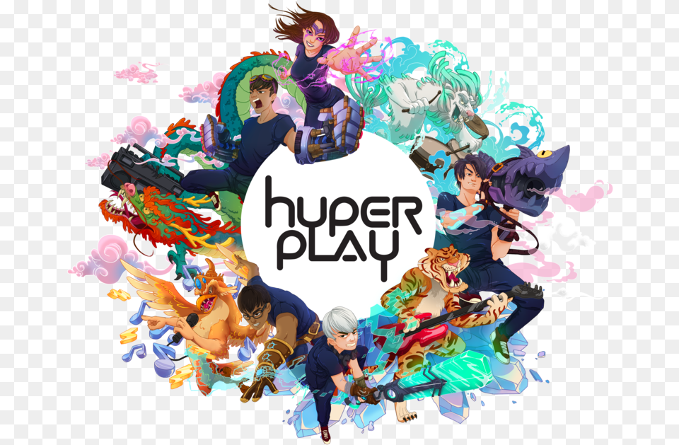 Riot Games And Mtv Collaborate For Hyperplay The 1st Hyperplay 2018, Art, Graphics, Publication, Person Free Png Download