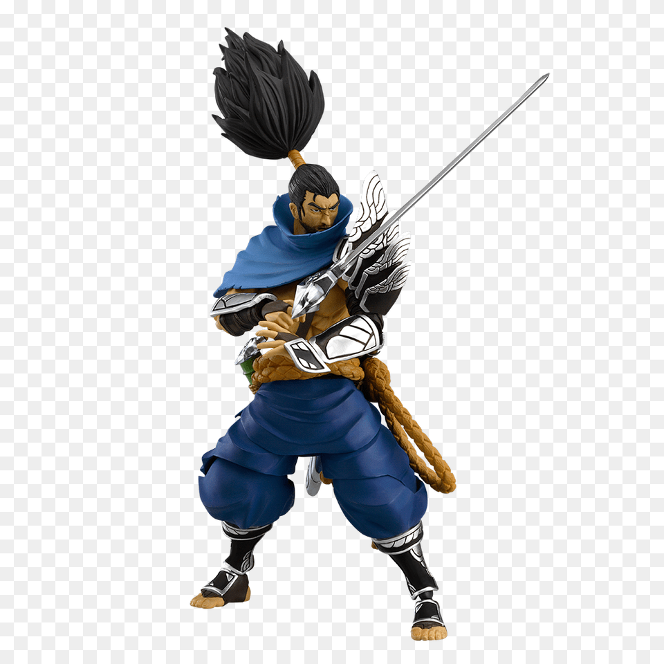 Riot Games Merch Figma Yasuo, Person, People, Book, Publication Free Png