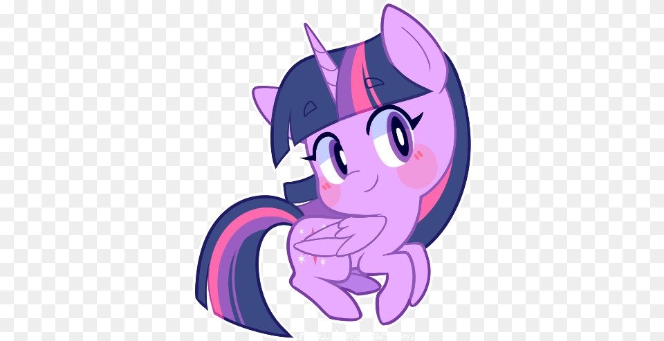 Riouku Blushing Blush Sticker Chibi Cute Female My Little Pony Twilight Chibi, Purple, Baby, Person Free Png Download