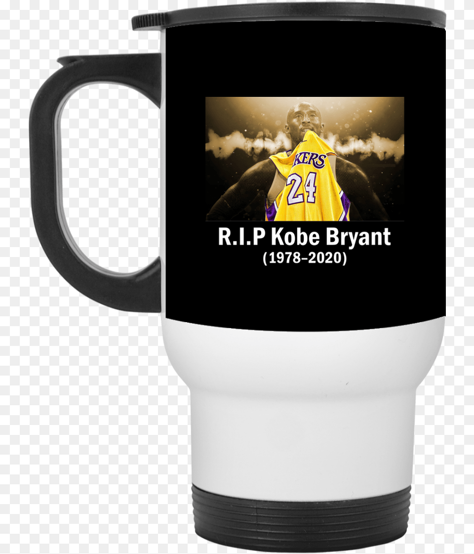 Rip Black Mamba Kobe Bryant Shirt, Cup, Adult, Man, Male Free Transparent Png