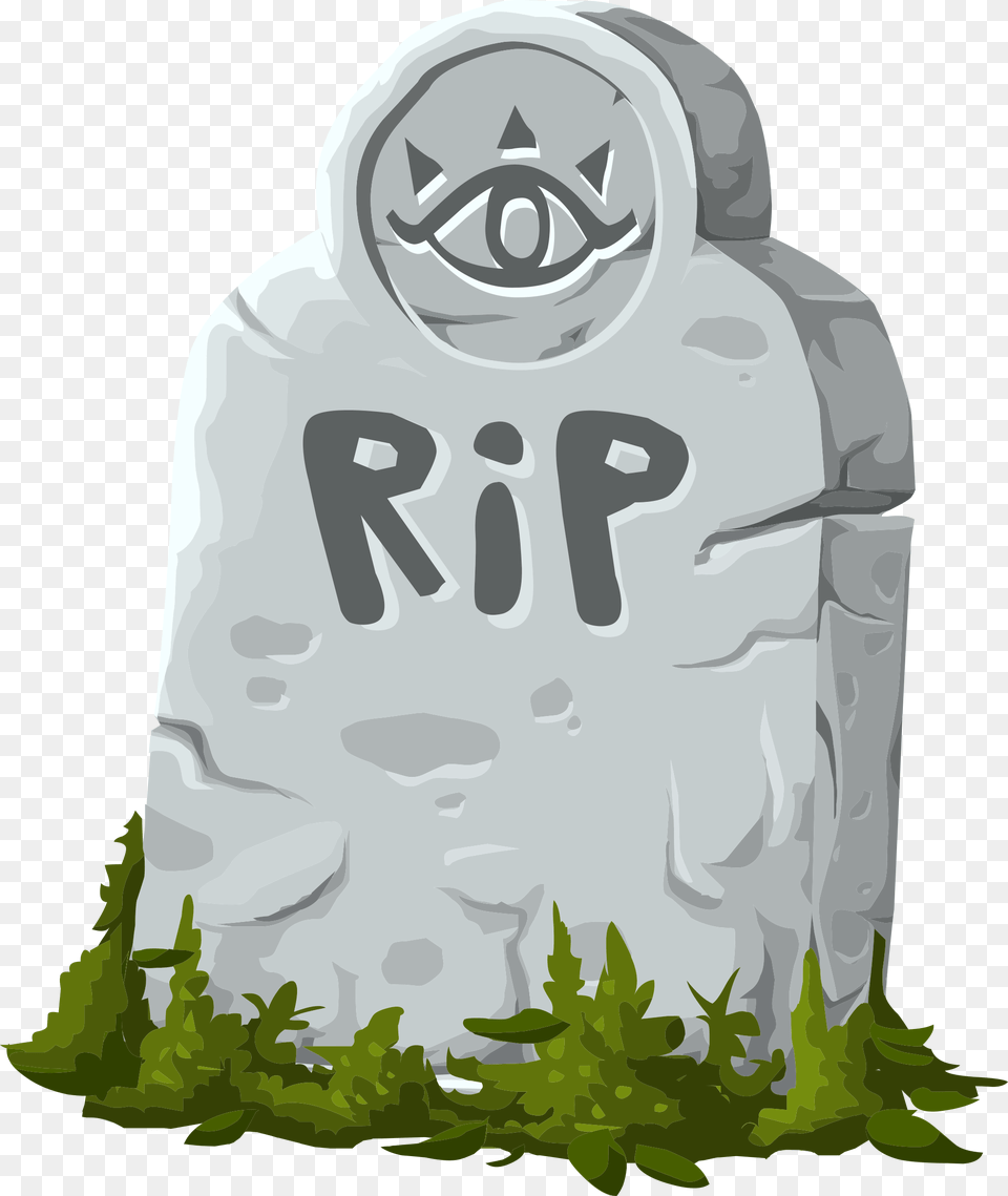 Rip Gravestone Marker Vector Clipart Image Rip Grave, Tomb, Ammunition, Grenade, Weapon Free Png Download