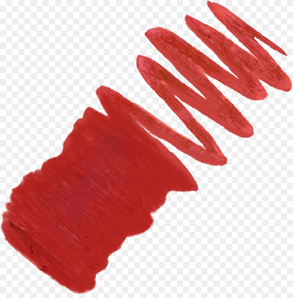 Rip Lip Liner Swatch Image Coquelicot, Clothing, Glove, Weapon Free Transparent Png