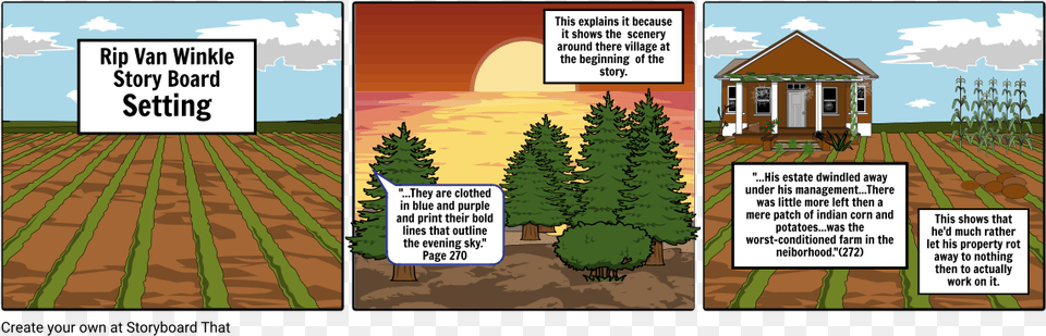 Rip Van Winkle Story Board Setting Quotthey Are Cl Cartoon, Vegetation, Book, Comics, Tree Png Image