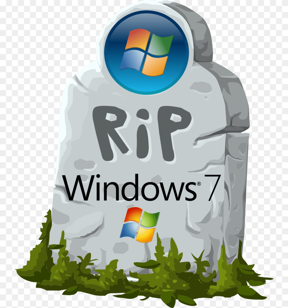 Rip Windows 7 Miss You Windows 7, Gravestone, Tomb Free Transparent Png