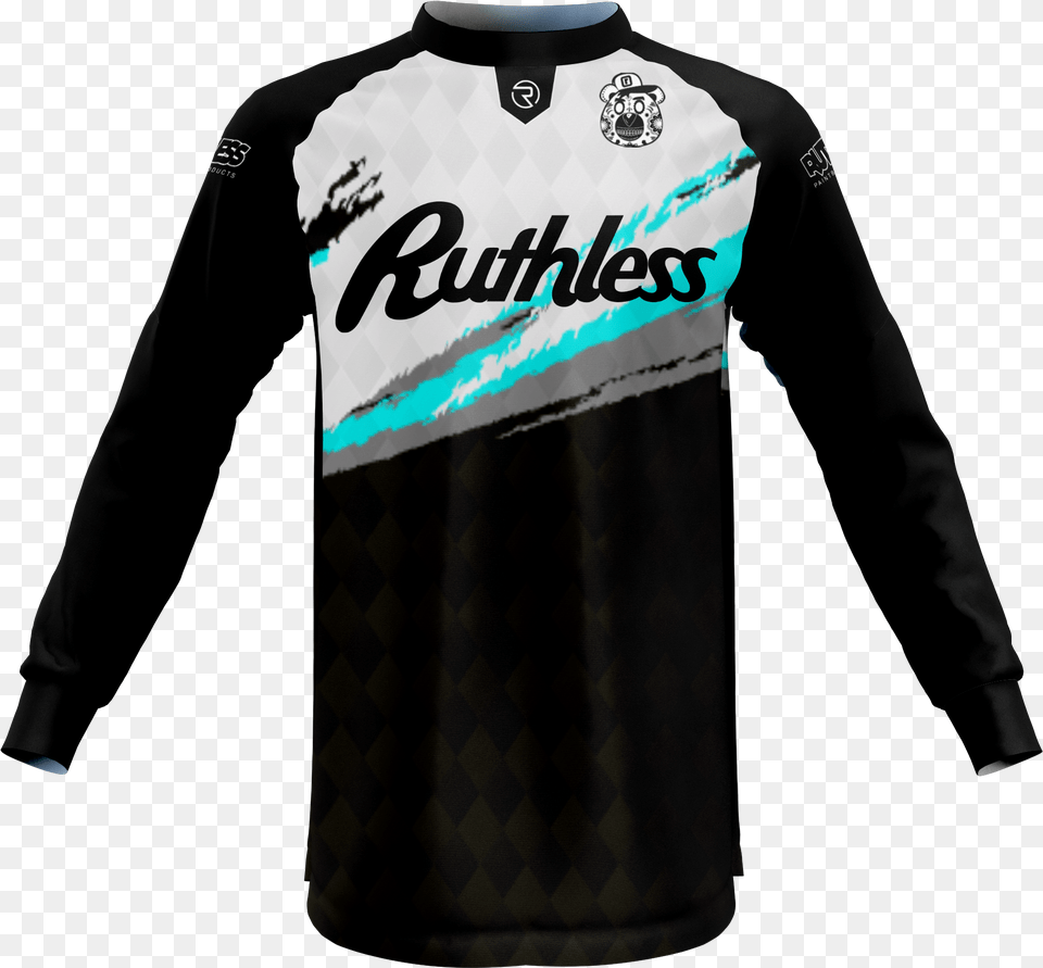 Ripped Checkers Breeze Jersey Long Sleeved T Shirt, Clothing, Long Sleeve, Sleeve, Adult Free Png Download