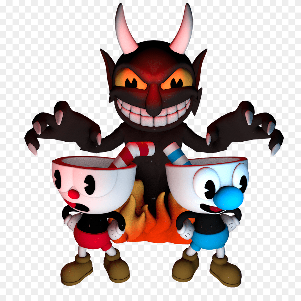 Ripped Cuphead Vinyl Figures From Quidd Cuphead, Baby, Person, Toy, Face Png