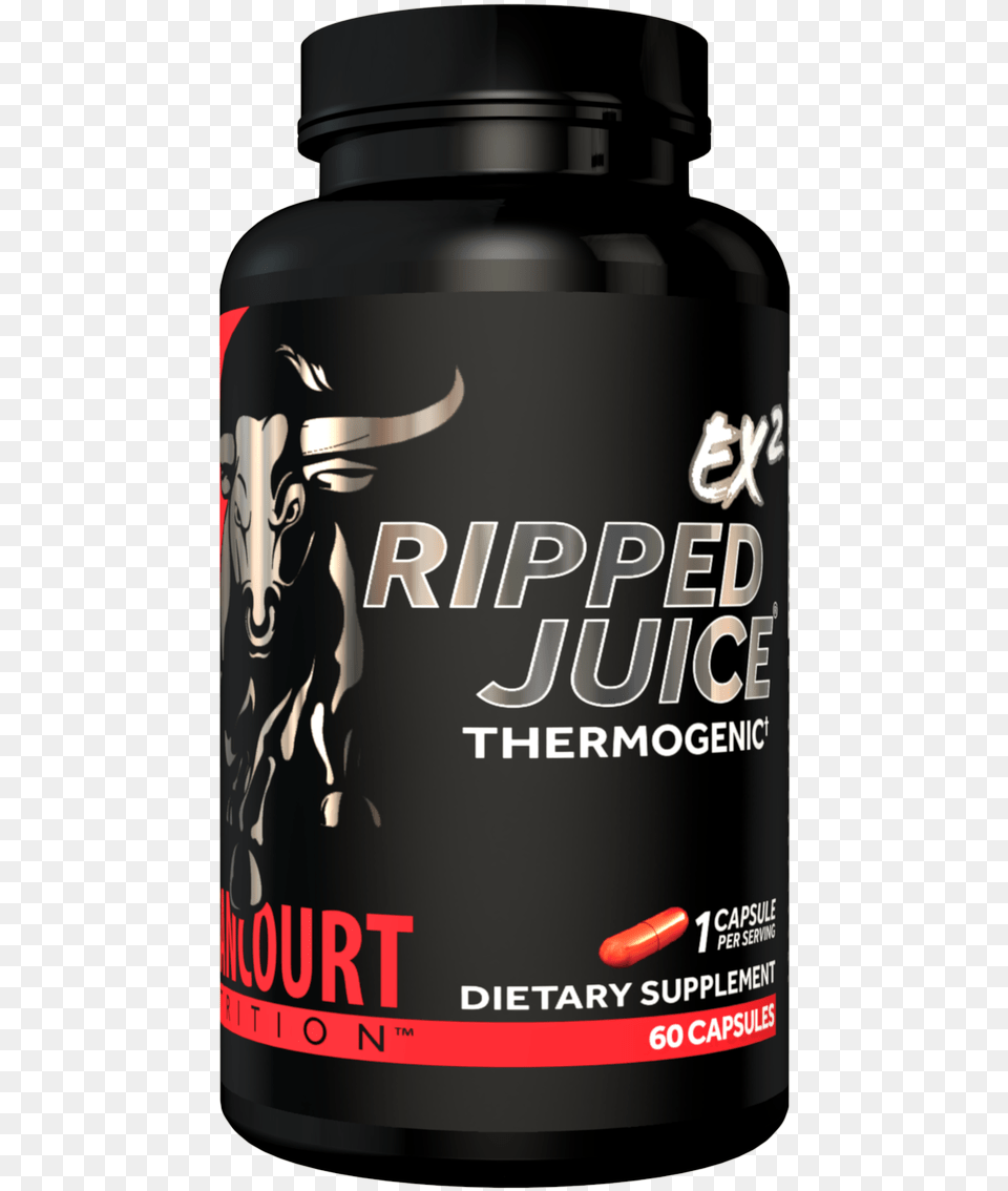 Ripped Juice 60 Capsules Betancourt Ripped Juice 60 Caps, Bottle, Shaker, Astragalus, Flower Free Png Download
