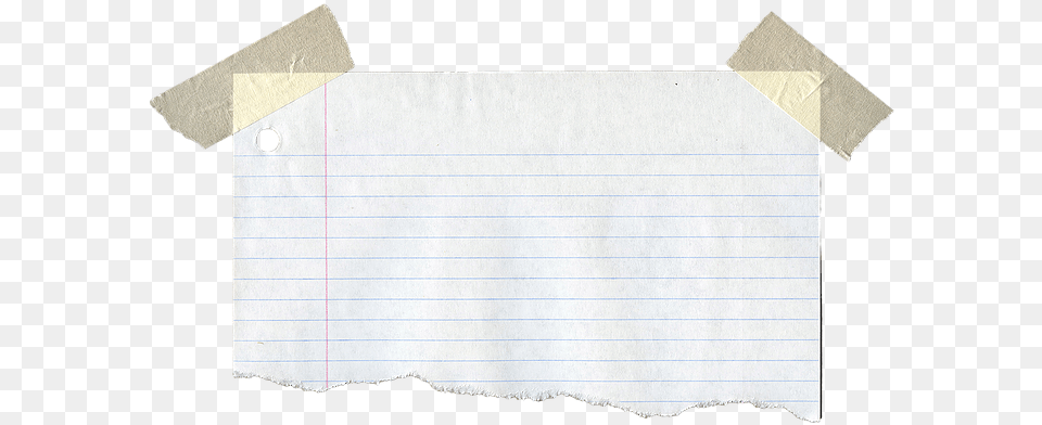 Ripped Notebook Paper, Text, Page Free Png