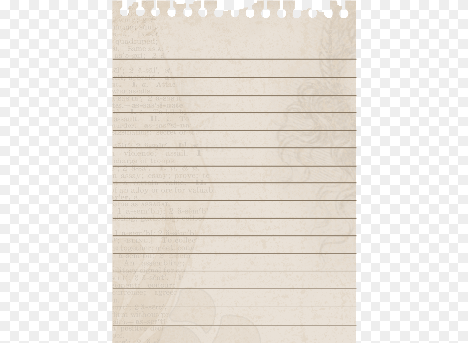 Ripped Notebook Paper Handwriting, Page, Text Free Png