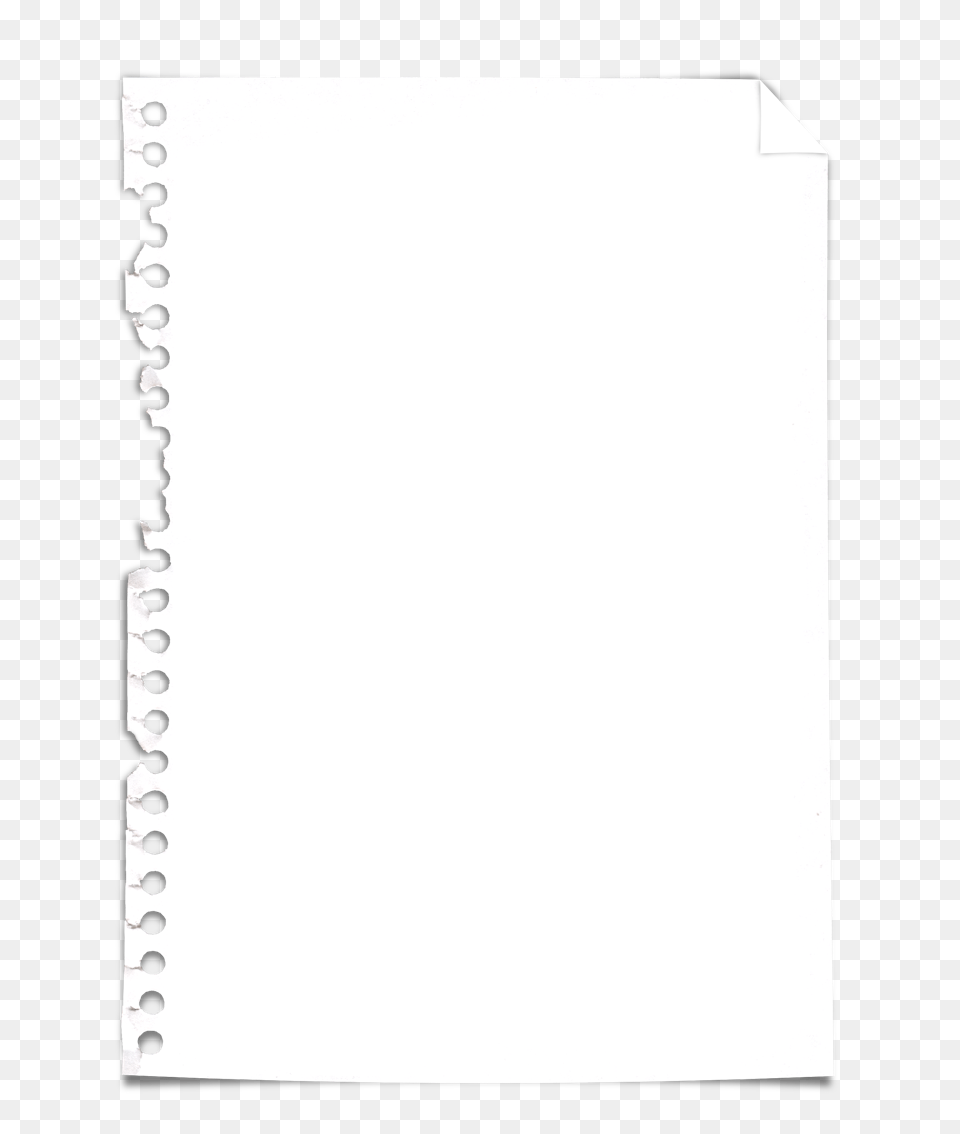 Ripped Notebook Paper Transparent, Page, Text Png Image