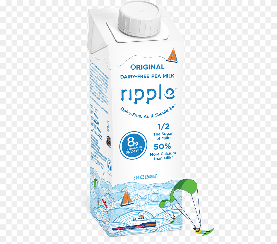 Ripple Foods, Beverage, Milk, Bottle Png Image