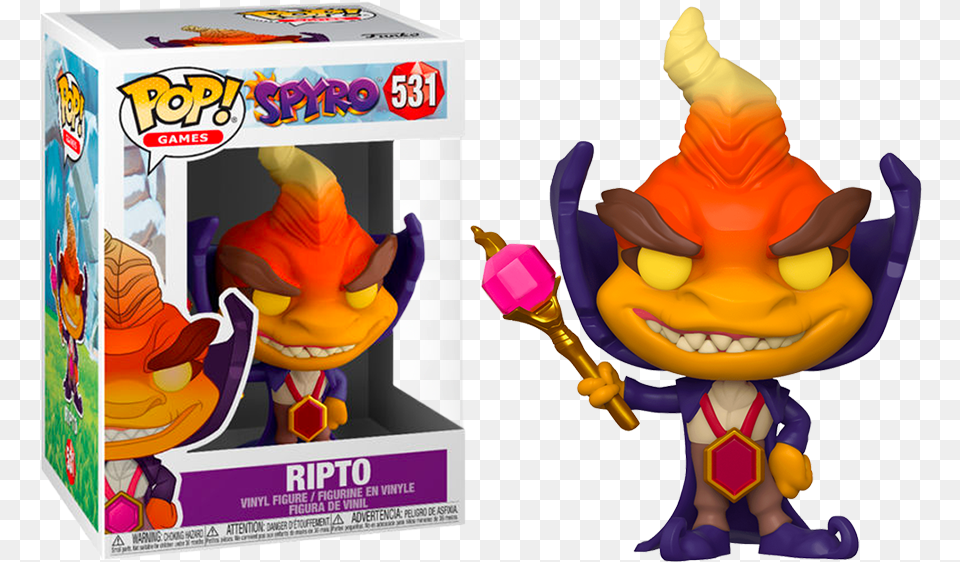 Ripto Funko Pop Spyro The Dragon, Baby, Person, Plush, Toy Free Png Download