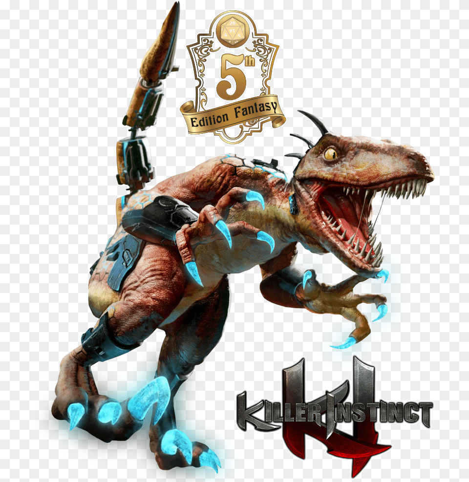 Riptor Killer Instinct Tj Combo, Animal, Dinosaur, Reptile, T-rex Free Png