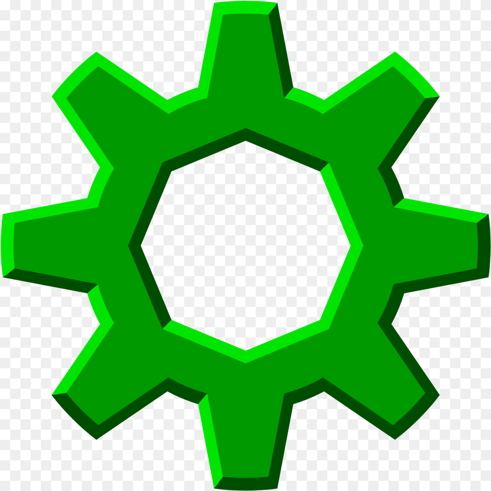 Risc Os Logo Hd Uokplrs Cogwheel Icon, Green, Machine, Cross, Symbol Png