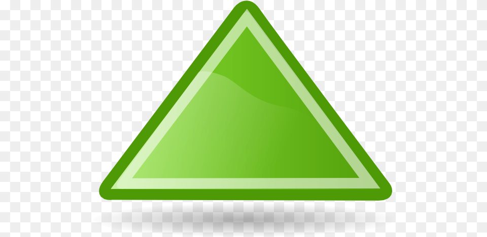 Rise Green Up Icon, Triangle, Blackboard Free Png Download