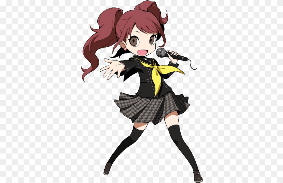 Rise Kujikawa Persona Q2 Character Art, Book, Comics, Publication, Person Free Transparent Png