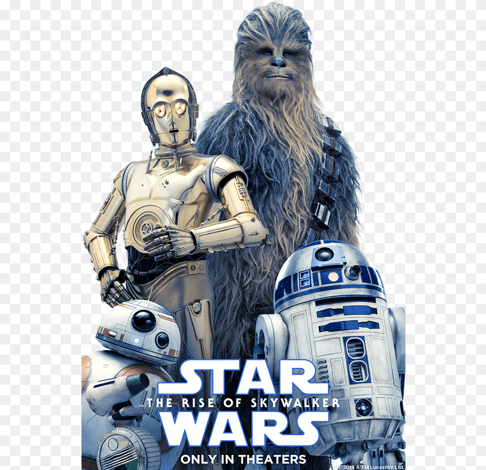 Rise Of Skywalker Promo Poster, Robot, Adult, Person, Man Free Transparent Png