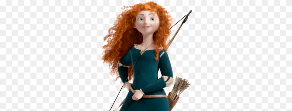 Rise Of The Brave Tangled Dragons Merida 1818 Merida Princess, Doll, Toy, Adult, Female Png Image