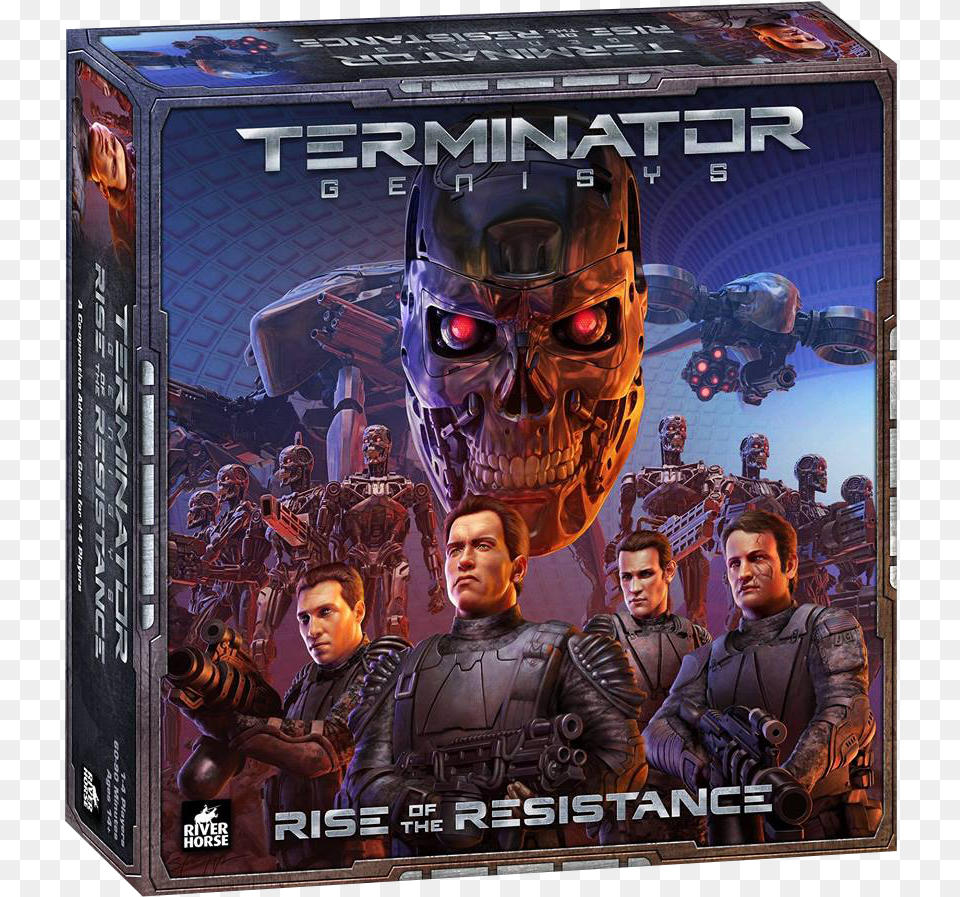 Rise Of The Resistance By River Horse Terminator Genisys Board Game, Adult, Male, Man, Person Free Png Download