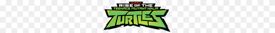 Rise Of The Teenage Mutant Ninja Turtles, Green, Scoreboard, Logo Png