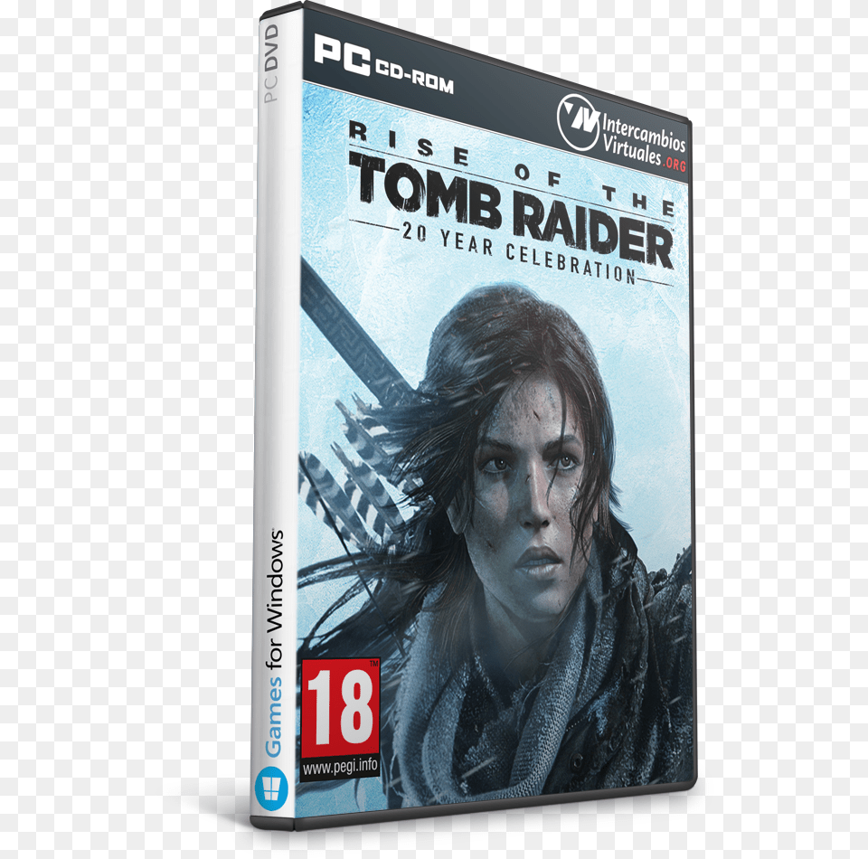 Rise Of The Tomb Raider 20 Years Celebration Dinosaurs Games Ps3 Carnivores, Book, Publication, Adult, Person Png Image