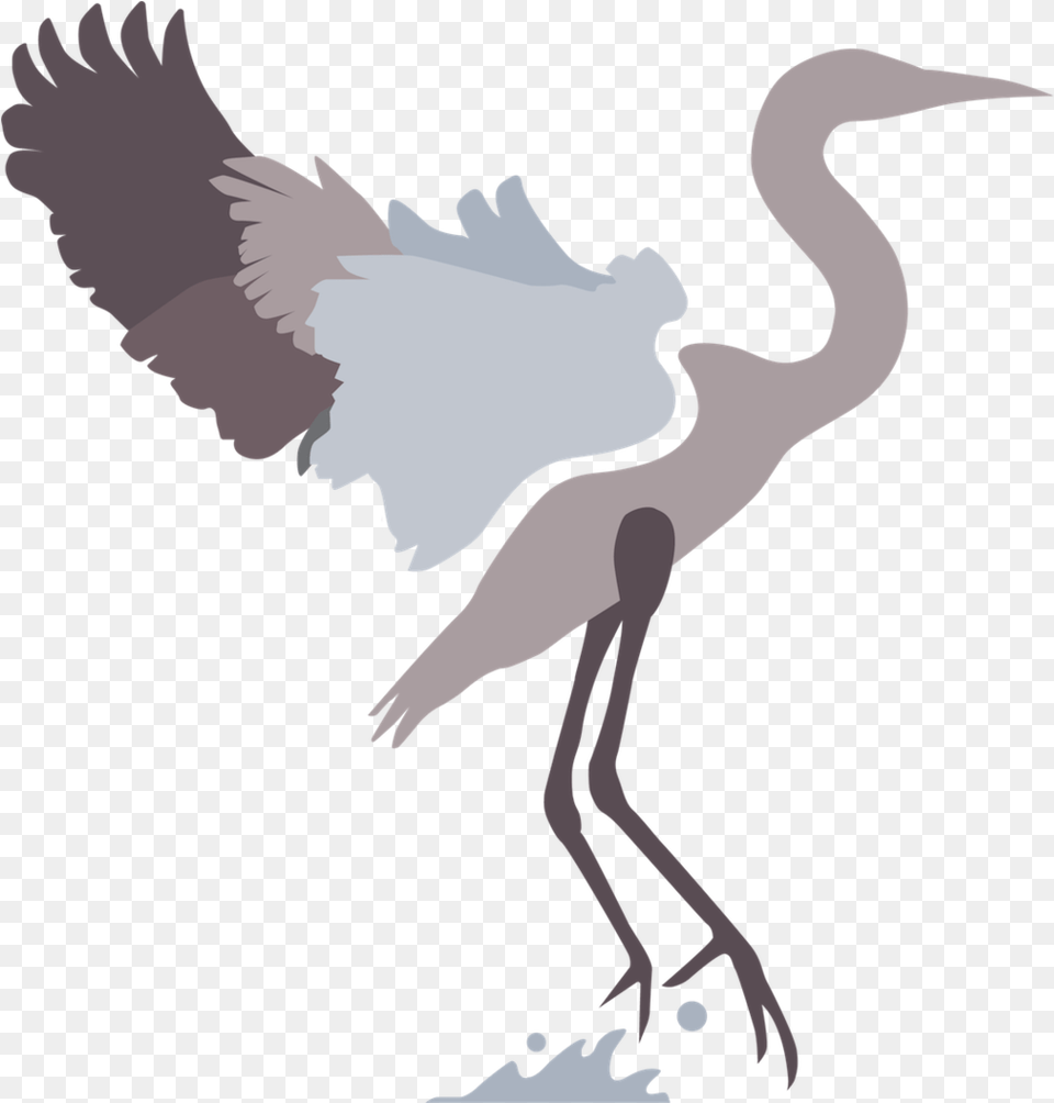 Rise Refuge Wellbeing Icon, Animal, Bird, Crane Bird, Waterfowl Png Image