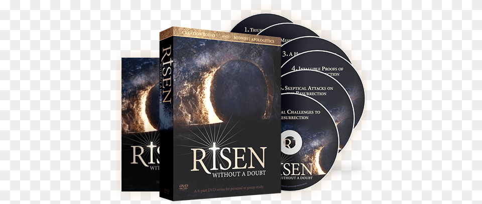 Risen Without A Doubt Risen Without A Doubt 6 Disc Set Dvd, Book, Publication, Disk Free Transparent Png