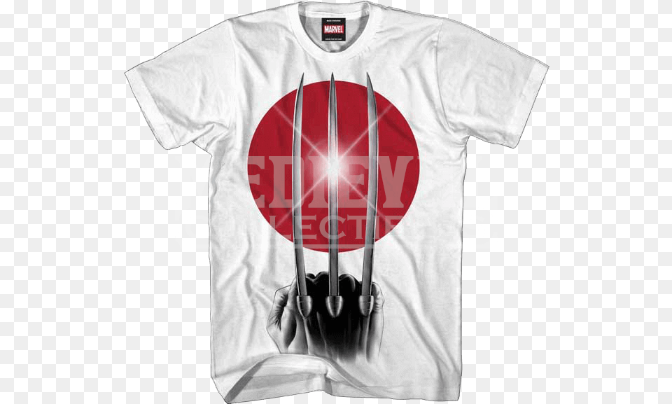 Rising Claws Wolverine T Shirt Baywatch Dave T Shirt Size S, Clothing, T-shirt, Firearm, Weapon Png Image
