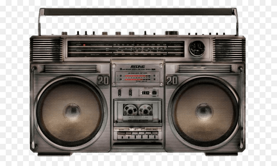 Rising Ghettoblaster Boombox, Electronics, Speaker, Radio, Stereo Free Transparent Png