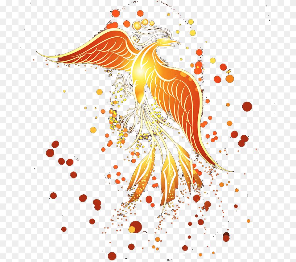 Rising Phoenix, Animal, Bird, Art Free Transparent Png