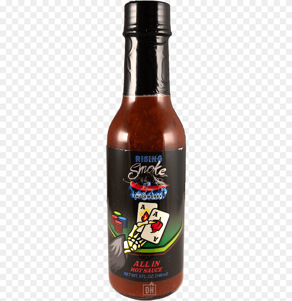 Rising Smoke All In Hot Sauceclass Lazyload Lazyload Bailey Cherry, Alcohol, Beer, Beverage, Beer Bottle Free Png