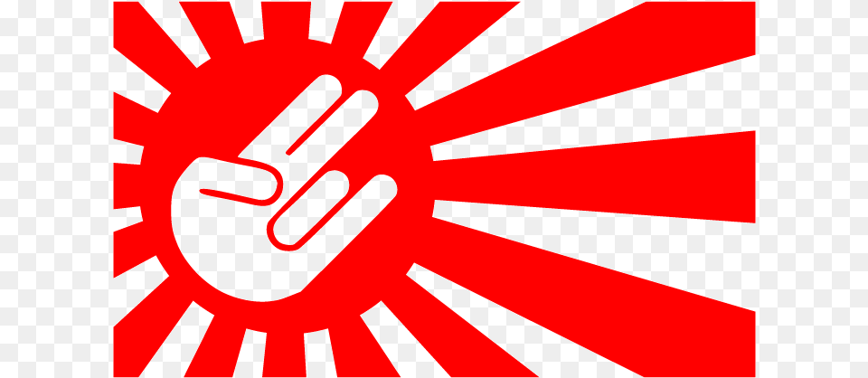 Rising Sun Flag Background, Body Part, Hand, Person, Dynamite Free Png Download