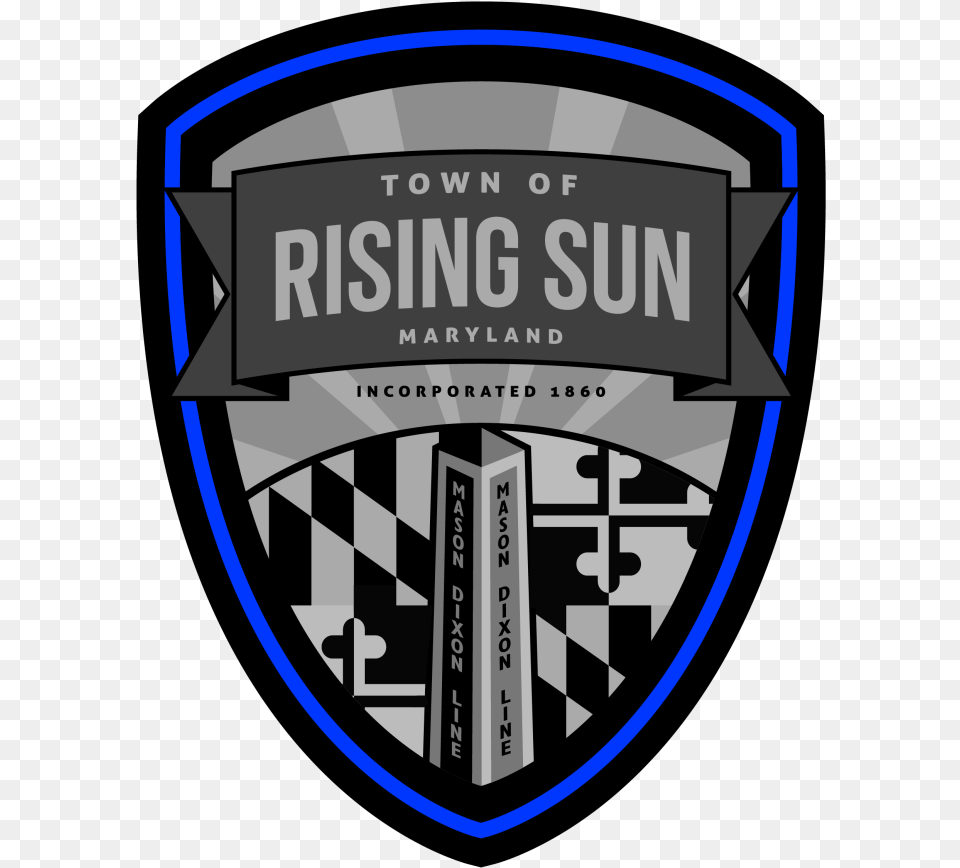 Rising Sun Police Departmentclass Img Responsive Maryland, Badge, Logo, Symbol, Scoreboard Png Image