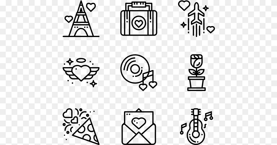 Risk Management Icons, Gray Png Image