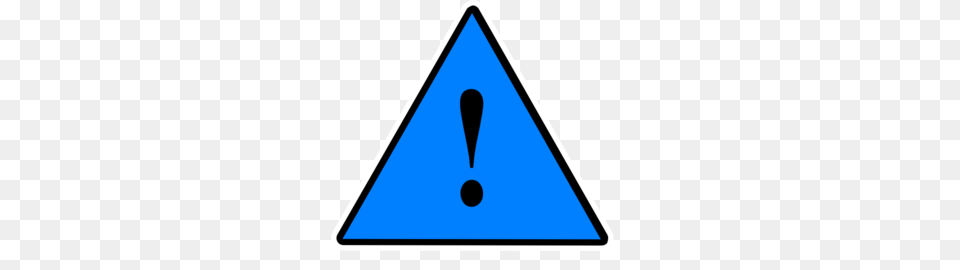 Risk Solid Blue Clip Art, Triangle, Symbol, Disk Free Png Download