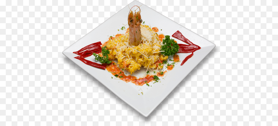 Risotto De Langostinos Shrimp, Food, Food Presentation, Meal, Ketchup Png Image