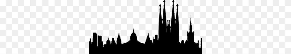 Risultati Immagini Per Barcelona Skyline Silhouette Arquitectura, Gray Png