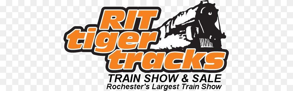 Rit Tiger Tracks Train Show Amp Sale Orange, Advertisement, Poster, Dynamite, Weapon Png