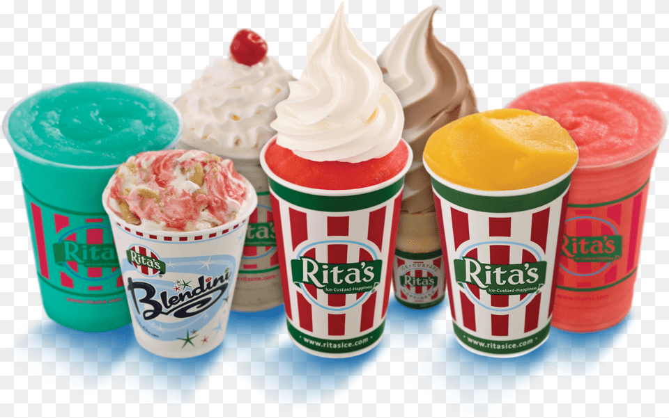 Ritas Italian Ice, Cream, Dessert, Food, Ice Cream Free Png