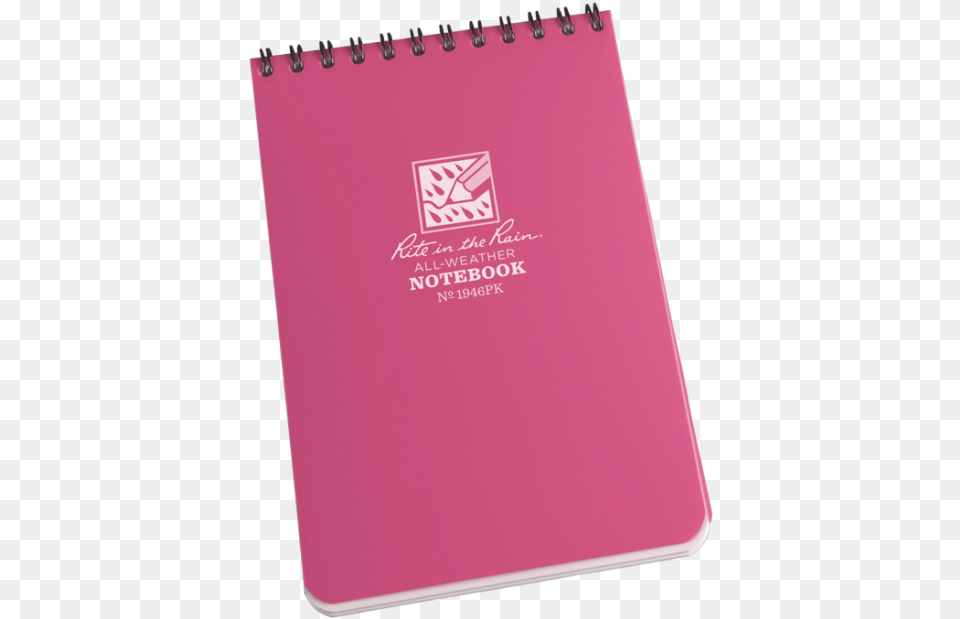 Rite In The Rain Pink Top Spiral Notebook 4 X 6 Book Cover, Diary Free Png