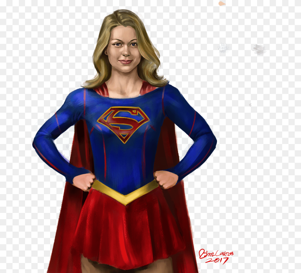 Ritesh Lakra Art Supergirl, Adult, Sleeve, Person, Long Sleeve Free Transparent Png