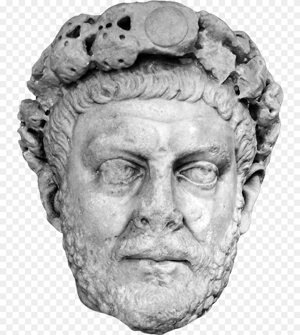 Ritratto Di Diocleziano Iii Secolo Parte Di Un Colosso Roman Emperor Diocletian, Archaeology, Art, Face, Head Png Image