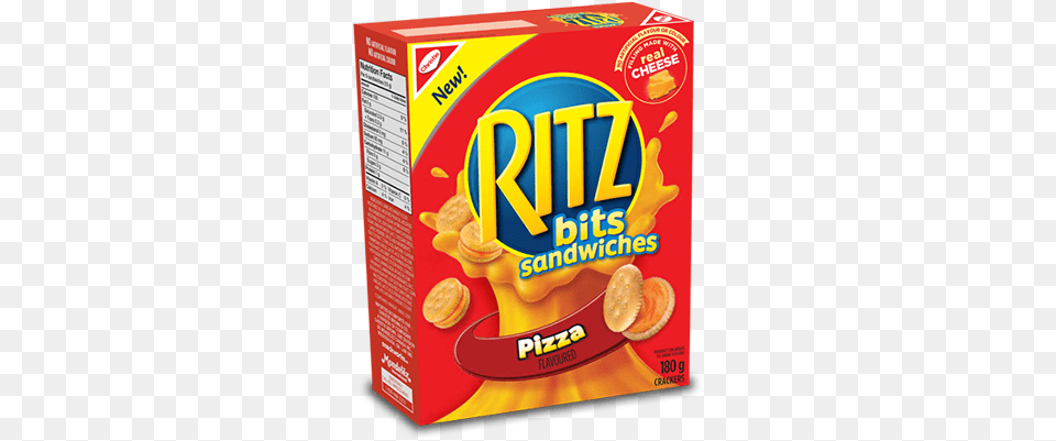 Ritz Bits Sandwiches Ritz Bits Sandwiches Pizza Flavoured Crackers, Food, Ketchup, Snack, Bread Png Image
